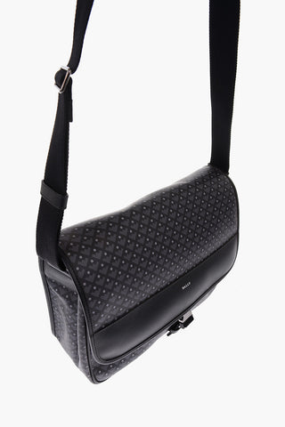 leather EIGER mini messenger bag