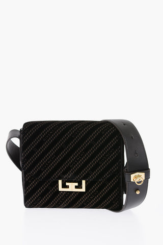 velvet EDEN Mini shoulder bag with leather trimmings
