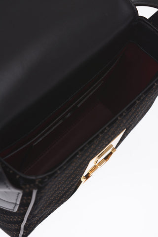 velvet EDEN Mini shoulder bag with leather trimmings