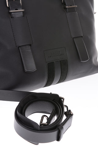leather double handle BALZACO/20 Business bag with removable shoulder strap