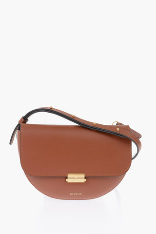 leather ANNA big belt bag with removable shoulder strap