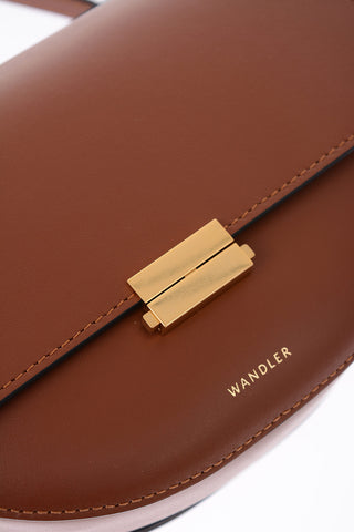 leather ANNA big belt bag with removable shoulder strap