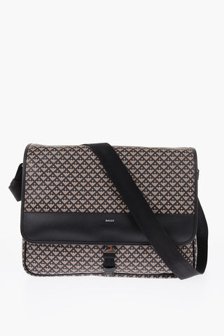 leather EIGER messenger bag