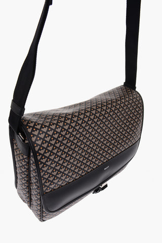 leather EIGER messenger bag