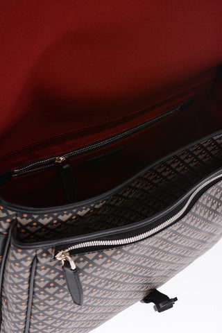 leather EIGER messenger bag