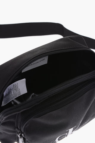 JEANS fabric camera bag with double zip