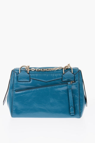 borsa ID a spalla media in pelle 