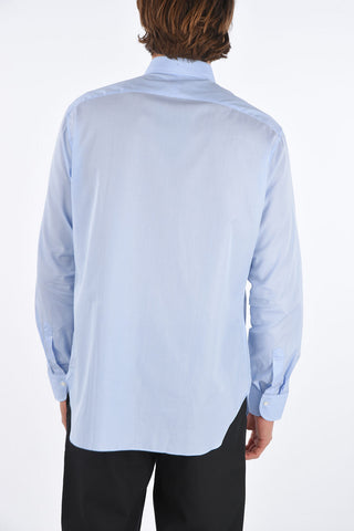 camicia collo francese in popeline 
