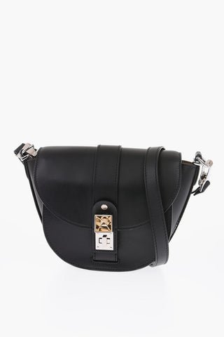 leather Saddle bag with removable shoulder strap