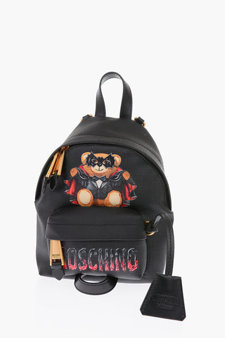 COUTURE! eco leather bat teddy bear mini backpack