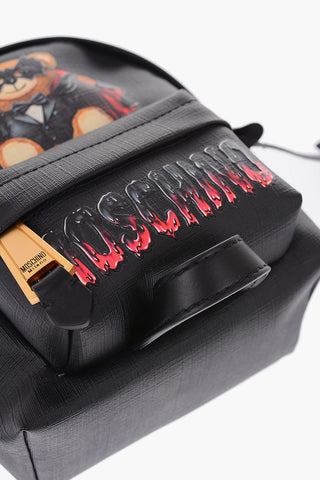 COUTURE! eco leather bat teddy bear mini backpack