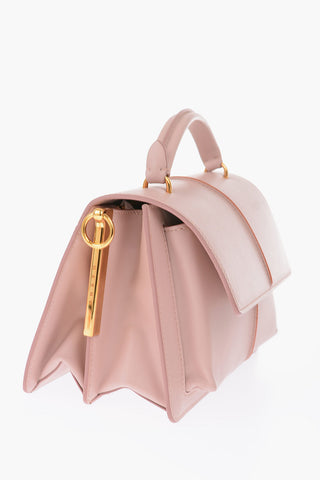 leather Handbag with removable shoulder strap