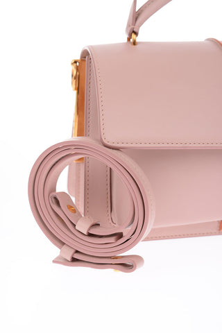 leather Handbag with removable shoulder strap