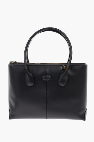 Borsa a mano in pelle nubuck con doppio manico