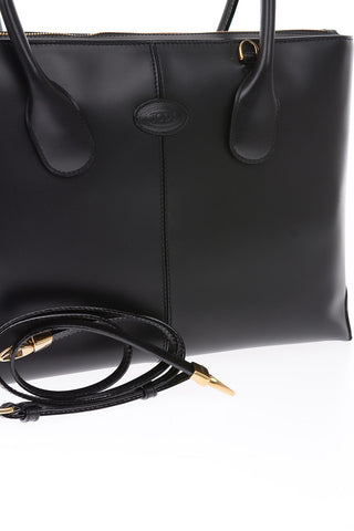 Borsa a mano in pelle nubuck con doppio manico