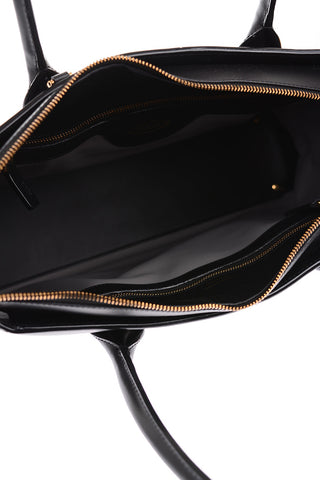 Borsa a mano in pelle nubuck con doppio manico