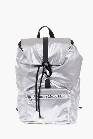 reflective urban backpack with carabiner