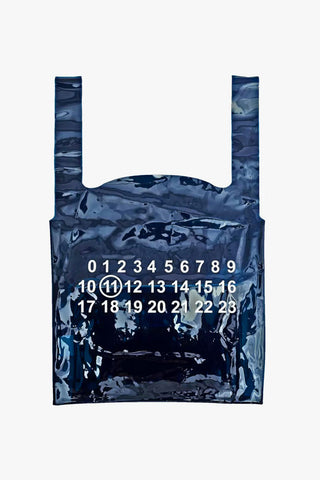 MM11 pvc clear tote bag with removable inner clutch