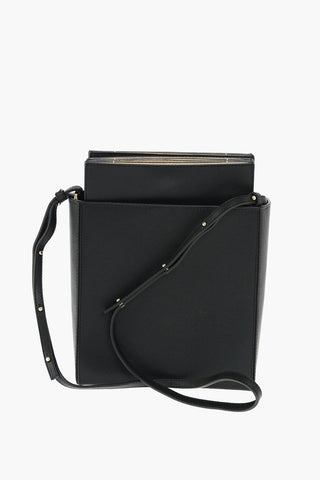 Removable Pouches FILE Leather Shoulder Bag
