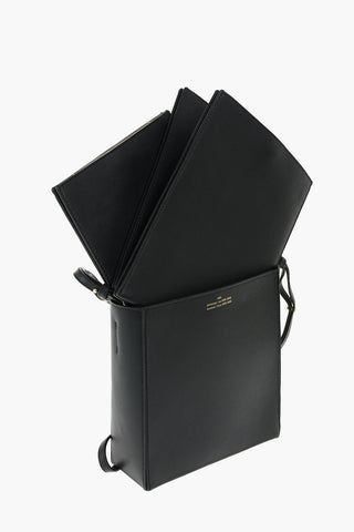 Removable Pouches FILE Leather Shoulder Bag