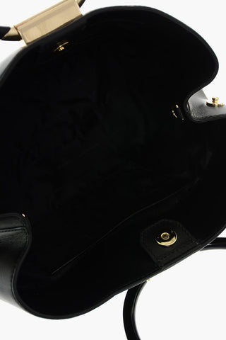 MICHAEL leather HERRON Tote with removable shoulder strap