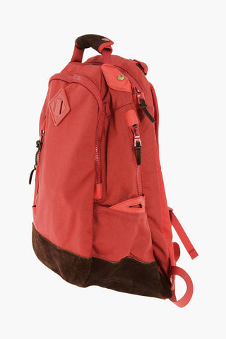 CORDURA 2 compartments backpack with leather details