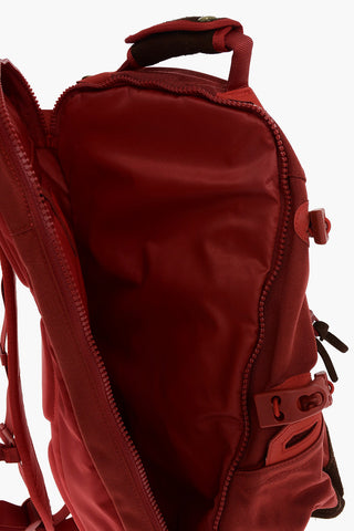 CORDURA 2 compartments backpack with leather details