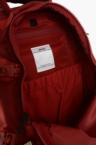 CORDURA 2 compartments backpack with leather details