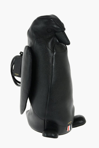 Borsa Penguin in pelle martellata