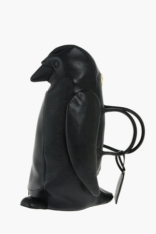 Borsa Penguin in pelle martellata