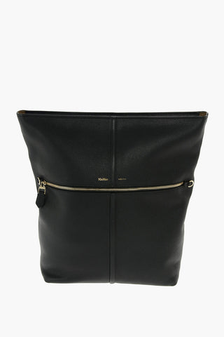 Borsa Tote in pelle martellata con tracolla removibile