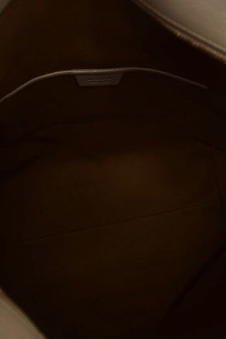 Borsa Tote in pelle martellata con tracolla removibile