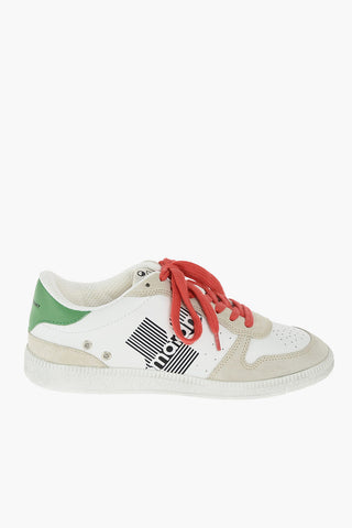 Lace Up BULIAN Sneakers with Suede Details and Prints
