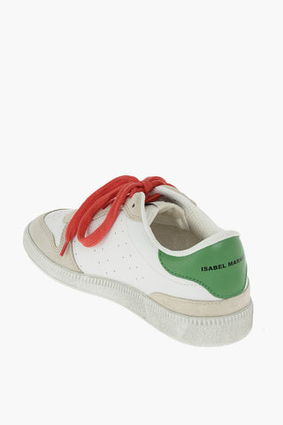 Lace Up BULIAN Sneakers with Suede Details and Prints