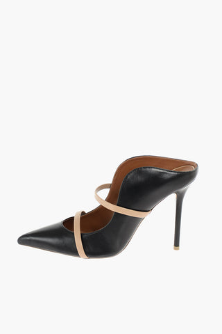 Pointed Toe Stiletto Heel Nappa Mules