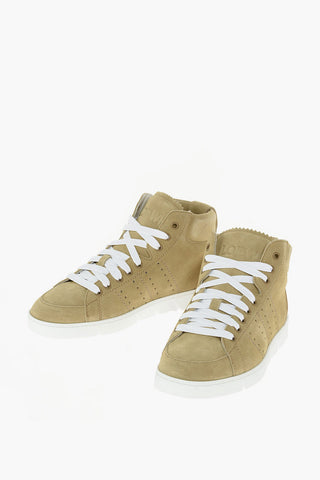 Lace Up High Suede High Sneakers