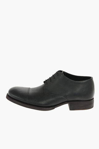 Lace Up Leather Derby Shoes