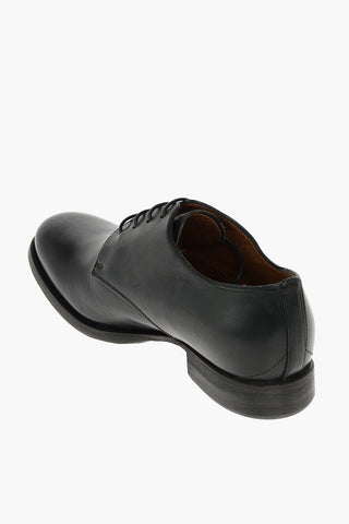 Lace Up Leather Derby Shoes