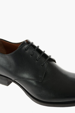 Lace Up Leather Derby Shoes