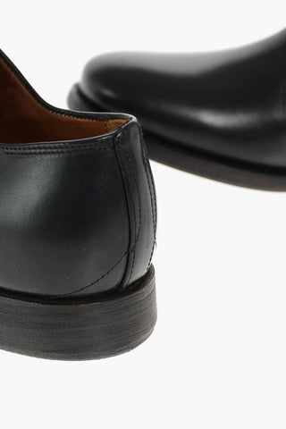 Lace Up Leather Derby Shoes
