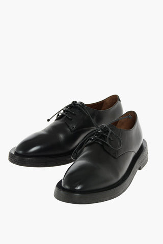 Lace Up MENTONE Leather Derby Shoes