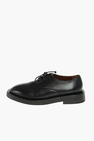 Lace Up MENTONE Leather Derby Shoes