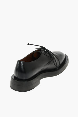 Lace Up MENTONE Leather Derby Shoes
