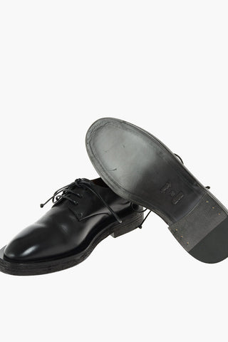Lace Up MENTONE Leather Derby Shoes