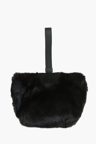 Mink Fur LARA XS Wristlet Bag
