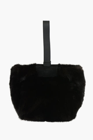 Mink Fur LARA XS Wristlet Bag