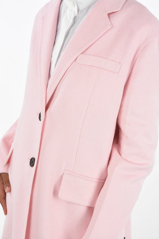 2 Buttons Unlined Coat with Flap Pockets
