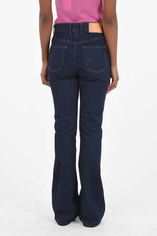Jeans Boot Cut Lavaggio Scuro con Passanti