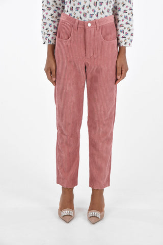 4 Pocket Corduroy Pants with Belt Loops