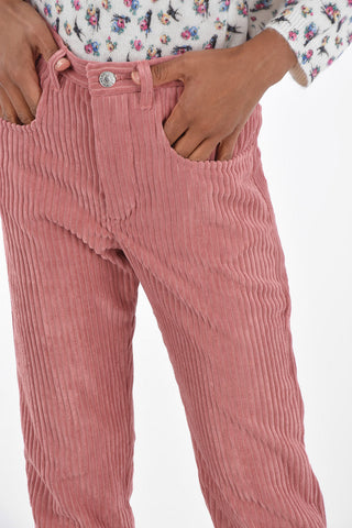 4 Pocket Corduroy Pants with Belt Loops